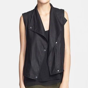 Vince all leather vest. NWT